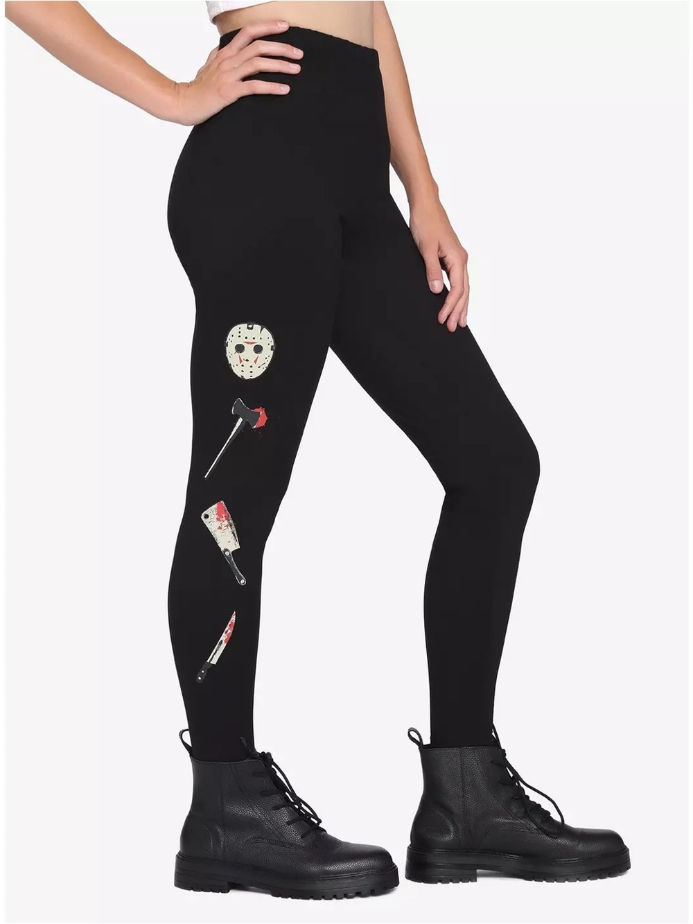 Friday The 13th Stacked Icons Leggings
